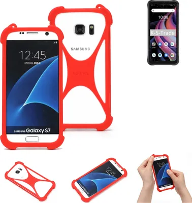 Produktbild von K-S-Trade Handy-Hülle kompatibel mit UMIDIGI Bison GT2 Pro Schutz-Hülle Bumper Silikon Schutz Hülle Cover Case Silikoncase Silikonbumper TPU