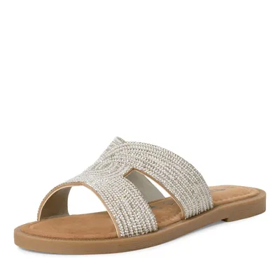 Produktbild von Tamaris Pantolette - Silber Glam Leder : 37 : Normal Größe: 37 Weite: Normal