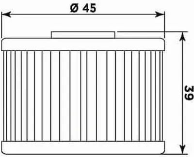 Productafbeelding van Oliefilter Voor Aprilia Mxv 450 '08-'15 (Hf575) (50)