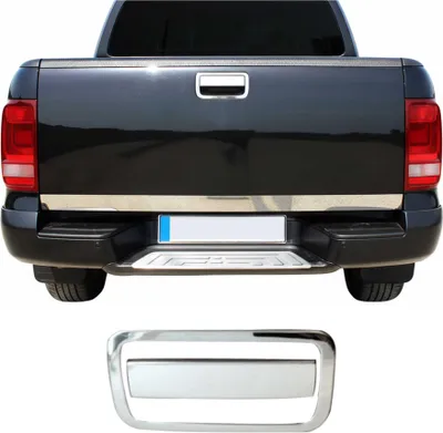 Image de Couverture de poignée de porte Hayon pour VW Amarok 2010-2016 Acier Inox 2Pcs