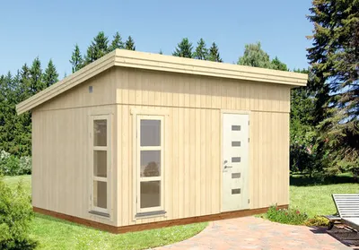 Produktbild von Gartenhaus Palmako Etta 13,6 m² inkl. Fußboden 502 x 390 cm natur