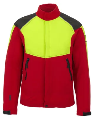Produktbild von PFANNER Schnittschutzjacke StretchAIR rot neongelb, Größe M