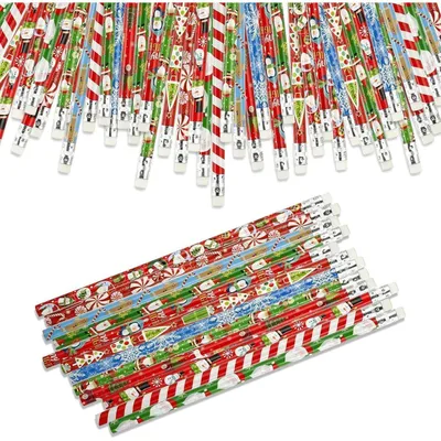 Productafbeelding van Potloden, kerstthema, 36 stuks, adventskalender, 12 verschillende motieven, set van 3