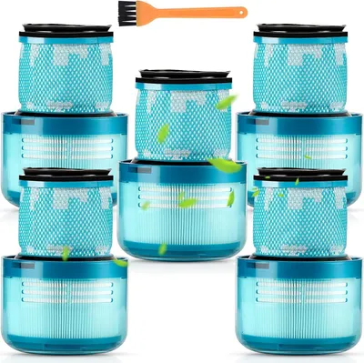 Produktbild von (5 Stück) Ersatzfilter für Dyson V15 Detect Complete, V15 Animal, Vakuumfilter für Dyson V11 SV14, Ersetzen Art.-Nr. 970013-02, 3-Filter-Kit, waschbar und wiederverwendbar