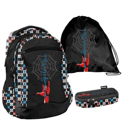 Produktbild von Schulrucksack BeUniq SPIDERMAN marvel - 3-Teiliges Set