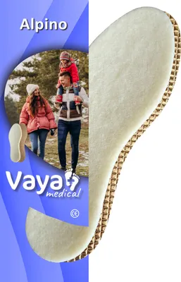 Produktbild von Vaya Alpino wärmespeichernde Winterstiefel-Einlagen 1 Paar