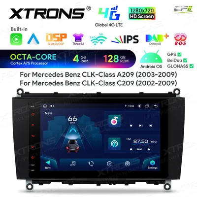 Obrázek produktu pro Xtrons IAH84M209SL, Android autorádio pro Mercedes-Benz třídy CLK (A209/C209), 4 GB RAM