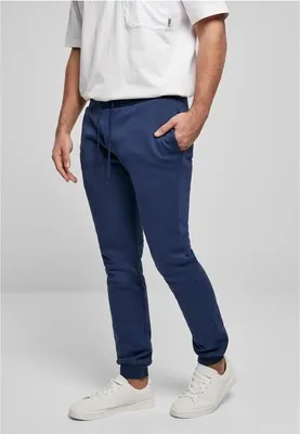 Image de Urban Classics Pantalon de survêtement basiquebleu foncé - XXL