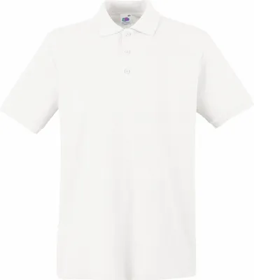Produktbild von Piqué Polo | Fruit of the Loom (FOL63218), Farbe:white, Größe:XXXL