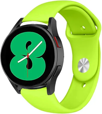 Produktbild von Strap-it Samsung Galaxy Watch 4 - 40mm Sportarmband (HellGrün)