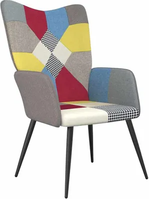 Produktbild von vidaXL Relaxsessel Patchwork Stoff