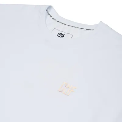 Produktbild von FragON - Holografisches Logo Oversize-T-Shirt Weiß, S/M