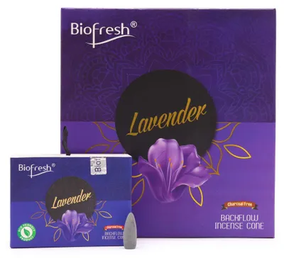 Produktbild von Biofresh Rücklauf-Räucherstäbchen (40 Stück) - Lavendel