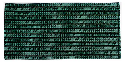 Produktbild von Badehandtuch mit Binärcode