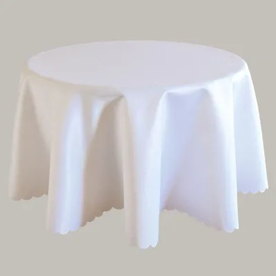 Produktbild von Tischdecke Jacquard Punkte 130 cm rund