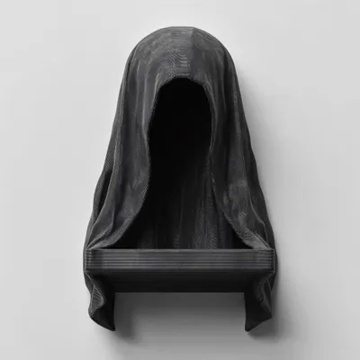 Sensenmann-Wandregal mit Kapuzenfigur – Decords Wandregal, Produktansicht 1