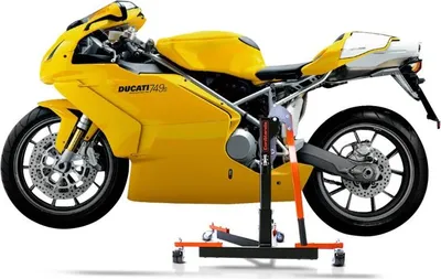 Image de Béquille centrale CS Power Evo pour Ducati 749/ 999 03-07 orange