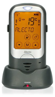Produktbild von Alecto DBX68GSBU - Zusätzliches Babygerät für das Audio-Babyphone DBX68GS mit großer Reichweite - Grau