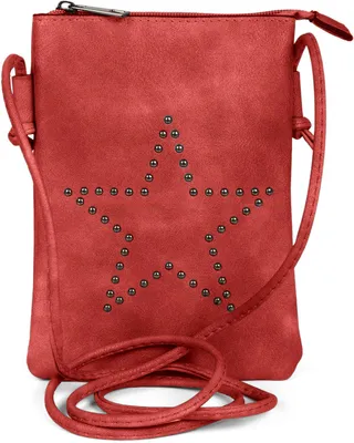 Produktbild von styleBREAKER Mini Bag Umhängetasche mit Nieten in Stern Form, Schultertasche, Handtasche, Tasche, Damen 02012235