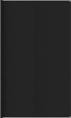 Image de vidaXL Tapis de tente 400x600 cm Noir