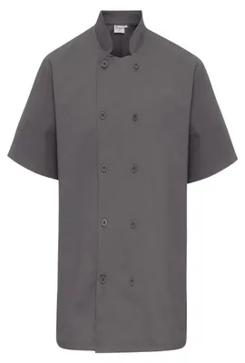 Obrázek produktu pro Premier - kuchařská bunda pro muže/ženy Unisex s krátkými rukávy LT2651 (4XL) (ocelová)