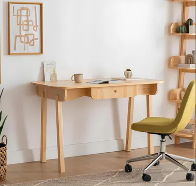 Obrázek produktu pro Béžový psací stůl Designový počítačový stůl robustní kancelářský nábytek