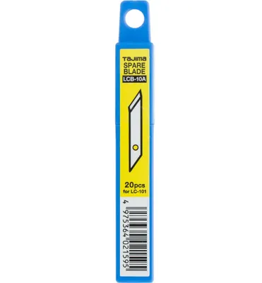 Image de TAJIMA 20 lames de rechange pour LC101 Art Knife, TAJ-21595 9mm