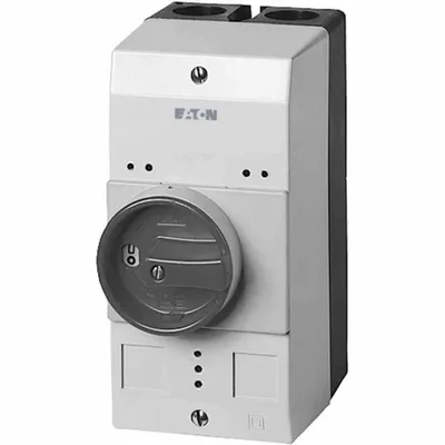 Obrázok produktu pre Eaton prázdny kryt s otočným spínačom (d x š x v) 158 x 80 x 126 mm čierna, sivá CI-PKZ0-GM 1 ks