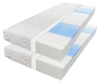 Produktbild von Blue Vision Matratze 180x200 (2x Matratze 90x200) Höhe 19cm, 7-Zonen Kaltschaummatratze H4, Blauer Engel,  ,  Germany