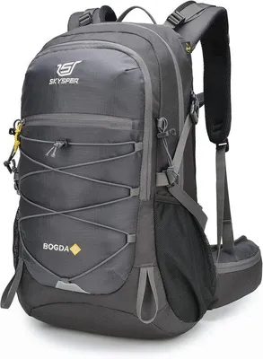 Produktbild von Famanu Wanderrucksack 35 Liter mit Belüftung und Hydratationssystem - Schwarz