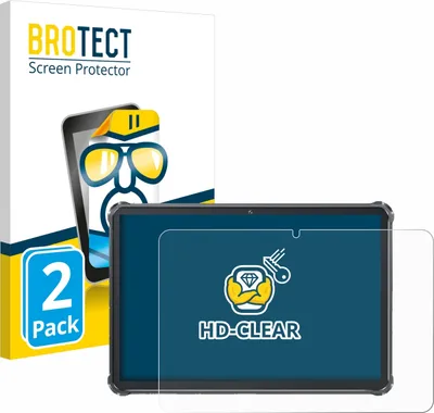 Produktbild von 2x Für Oukitel RT8 Schutzfolie BROTECT Displayschutz Display Schutz Folie Klar Transparent