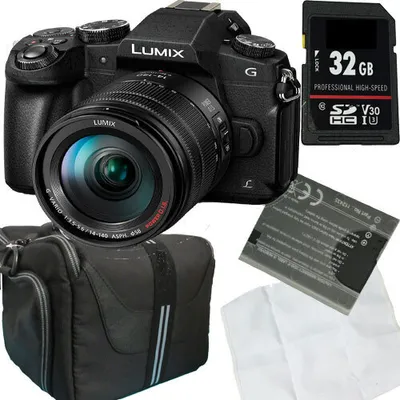 Produktbild von Panasonic Lumix G81HA+G 3,5-5,6/14-140 mm schwarz Digitalkamera Set Angebot