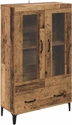 Image de Haut Armoire avec tiroir Bois Ancien 70 x 31 x 115 cm