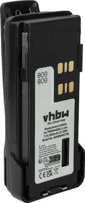 Produktbild von vhbw Akku kompatibel mit Motorola DP4800, DP4800e, DP4601e, XIR P6600, DP4801e, DP4801 Funkgerät, Walkie Talkie (3000 mAh, 7,2 V, Li-Ion) + Gürtelclip