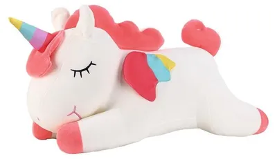 Produktbild von Granda Einhorn Plüschtier süß weiß 40 cm
