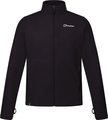 Schwarze Berghaus Prism Polartec InterActive Fleecejacke mit durchgehendem Reißverschluss und Stehkragen