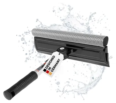 Immagine prodotto di HEYNER® Pulitore per parabrezza auto M25 25cm Spatola e spugna in alluminio pieghevole larghezza 25cm Universale auto camion furgone