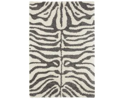 Zdjęcie produktu dla Włochaty dywan Zebra, Shaggy premium 80x150 cm