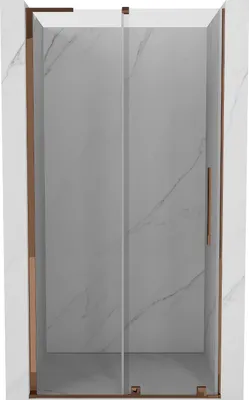 Produktbild von Mexen Velar L Duschschiebetür 120 cm, transparent, Roségold - 871-120-003-01-60