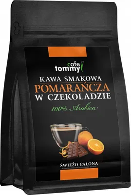 Obrázek produktu pro Aromatizovaná kávová zrna ČOKOLÁDA-POMERANČ 250 g 100 % Arabica Čerstvě pražená