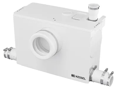 Produktbild von KESSEL Minilift M WC 28521 Abwasserhebeanlage mit Schneidwerk, Steckerfertig, heißwasserbeständig, kompakte Bauweise, für WC, Dusche, Waschbecken