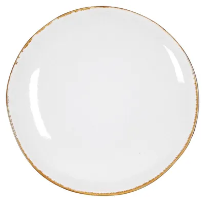 Obrázok produktu pre Sľudové dekorácie Tabo tanier - Ø26,5 cm - biely