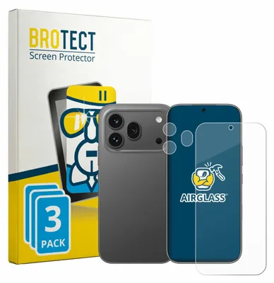 Produktbild von 3x BROTECT Schutzglas für Honor 600 Pro (Display+Kamera) Schutzfolie Panzer Folie Glas Display Schutz klar