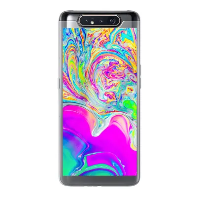 Produktbild von MuchoWow® Handyhülle Schutzhülle Hülle für Samsung Galaxy A80 Kunst - Farben - Psychedelisch Silikon Softcase Handy Hülle - Schutzdeckel