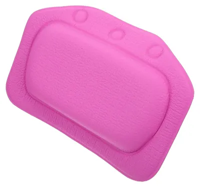 Produktbild von Badewannenkissen aus weichem PVC-Schaumstoff mit Saugnäpfen für Nacken und Schultern, rutschfestes Spa-Kissen für Erwachsene im Bad