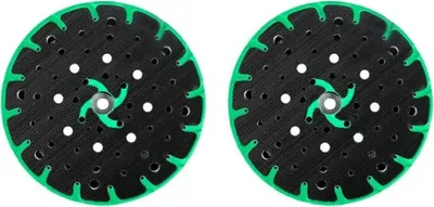 Produktbild von 150-mm-Schleifteller, kompatibel mit Festool Rotex 150, 150-mm-Schleifteller mit Staubabsaugung, kompatibel mit Festool ETS 150/3 EQ, ETS 150/5 EQ, ETS EC 150/3 EQ, ETS EC 150/5 EQ (2 Stück)