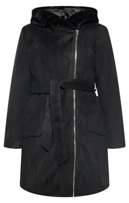 Image de Veste Taddy pour femme - noire, XXL