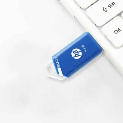 Produktbild von HP x755w, 256 GB, USB Typ-A, 3.2 Gen 1 (3.1 Gen 1), 75 MB/s, Dia, Blau, Weiß