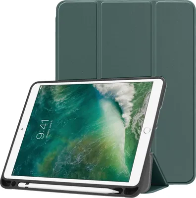 Immagine prodotto di iPad 5 2017 9,7 pollici, iPad 6 2018 9,7 pollici, iPad Air 1 2013, iPad Air 2 2014 Custodia: imoshion Trifold Flip Flap Case