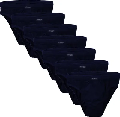 Produktbild von BRUBAKER 7er Pack Herren Slips 100% Baumwolle - Gr. M dunkelblau
